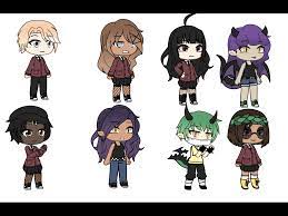 Can Someone Help Me Re Design These Characters Into Gacha Club I Don T Have It Yet Qwq If Anyone Does Please Add The Import Code With The Redesign 3 Gachaclub