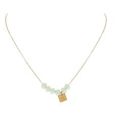 Collier Petites Pierres Vert D Eau Zag Bijoux Zag Bijoux Bijoux Mini Pendentif