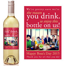 Fun and creative gifts for boss to celebrate boss's day. Boss S Day Gift Wine Label Icustomlabel