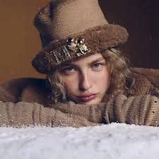 Long compact jersey skirt, white