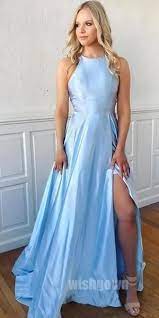 Long Evening Dresses At Nordstrom Long Evening Cocktail Dresses Uk Light Blue Prom Dress Prom Dresses Blue Halter Prom Dresses