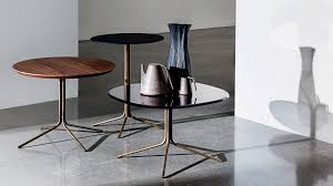 The large, round tabletop reaches nearly 32 in diameter, providing ample space for decor, storage, and more. Genius Circle Coffee Table With Glass Ceramic And Wood Top Sovet