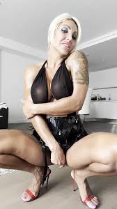 Muscular Fitness Female Bodybuilder Masturbation JOI in Latex: Big Tits Porn  | xHamster