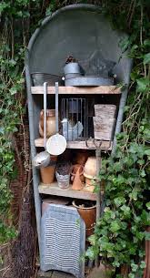 Zinkbadewanne Als Gartenregal Gartenregal Garten Garten Deko