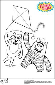 Yo Gabba Gabba Toodee Coloring Pages Coloring99 Com Yo Gabba Gabba Gabba Gabba Disney Princess Coloring Pages