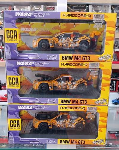 CCA 1/24 BMW M4 GT3 Sport Racing Toy Car Model Diecast Rally Miniature