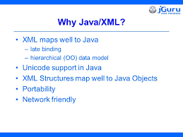 For example, a java.lang.string maps to an xsd:string. Jguru Com Xml And Java Alex Chaffee Ppt Download