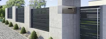 Ogrodzenie Horizon Wood Fence Design Fence Wall Design Front Yard Fence