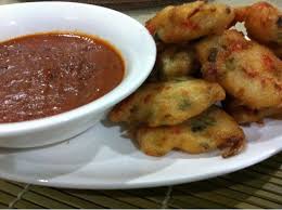 Resepi cucur udang kuah kacang, resepi dari utara yang sedap. Cucur Udang Rangup Kuah Kacang