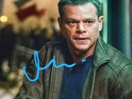 Matt Damon Autographed Signed Jason Bourne 'The Bourne Identity" 8 x 10  Photo