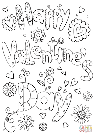 Your child can use watercolor, crayon, ribbons, markers and even glitters to decorate this coloring sheet. Free Printable Valentines Day Coloring Pages Intersection3800