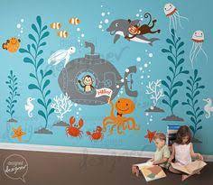 That particular decor is going to be done by discreet. 29 Under The Sea Kids Room Ideas Sea Kids Room Kids Room Nursery