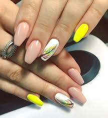83 Pointy And Chrome Summer Nail Color Design Ideas For 2019 Koees Blog Summer Nails Colors Designs Yellow Nail Art Colorful Nail Designs