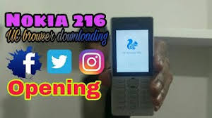 Uc browser is a famous browser app for all nokia mobile phone. Downloading Uc Browser In Nokia 216 Running Opening Facebook Twitter Instagram In Hindi Youtube