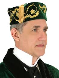 Vintage Velvet Embroidered Smoking Cap