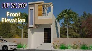 11 x 50 house plan. 11 X 50 House Front Elevation 11 50 House Design 11 By 50 Home Design 11x50 House Plan Youtube