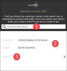 Place items on hold and see at a glance where you are in line. Help Find Your Library On The Axis 360 Mobile App