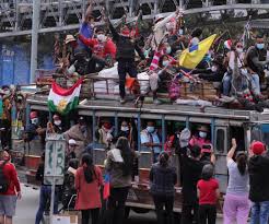 Gobierno y minga indígena no se reunieron. La Minga Indigena Ya Llego A Bogota Y Se Podra Albergar En El Palacio De Los Deportes
