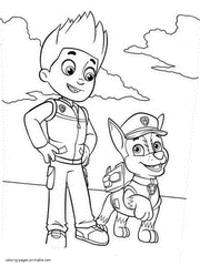 You might also be interested in coloring pages from paw patrol category. Paw Patrol Coloring Pages Printable Free Pictures 50