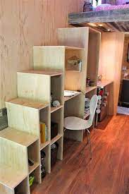 see inside this college student s 145 square foot home tiny house stairs building a tiny house tiny house inspiration
