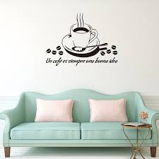 Take your love of coffee to the next level with these 15 coffee inspired posters ranging from instructional diagrams to simple colorful graphics of the vessels in which your coffee comes. Home Living Wall Decals Murals Coffee Wall Decal Kitchen Poster Good Coffee Is A Pleasure Dining Room Coffee Quote Mural Vinyl Sticker Coffee Decor Wall Art Print X334