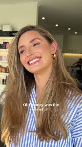 That old money bronde with haircut with layers and a blowout.. how you...