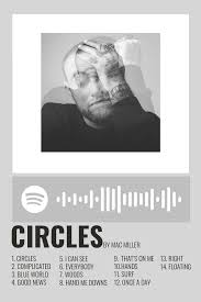 Circles By Mac Miller Polaroid Poster Music Poster Design Minimalist Music Music Print