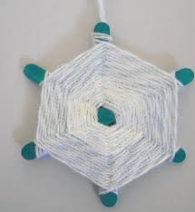 Now you can make your own with popsicle sticks. Woven Snowflake Christmas Craft For Kids