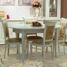Tisch und stühle für garten. Verdi Lux Essgruppe Mit Ovalem Tisch Echtholz Cremeweiss