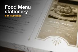 Discover 17 menu mockup designs on dribbble. Classy Food Menu 7 Templates In Templates On Yellow Images Creative Store