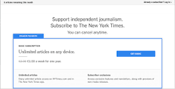 Resultado de imagen para "The New York Times generó más de $2 mil millones en ingresos en 2021, $1.36 mil millones en suscripciones, $497 millones en publicidad y $215 millones en otros ingresos"