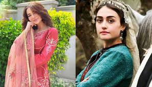 Haleema sultan (esra belgic) a brand ambassador of bwc #blueworldcity #greenestatemarketing. Hania Aamir Starts Watching Ertugrul Wants To Play Halime Sultan