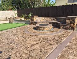 The burning area of this fire pit measures 16.93 x 16.93 x 4.33, and its overall dimensions measure 35.04 x 35.04 x 11.04. Outdoor Fire Pits Pictures Gallery The Concrete Network