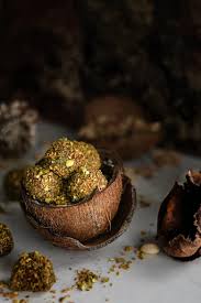 Sooji ke ladoo or rava ladoo is a popular indian sweet. 5 Minute Vegan No Added Sugar Pistachio Ladoo Recipe Easy And Healthy