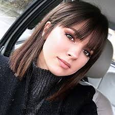 25 Coupes De Cheveux Pour Les Cheveux Courts Et Lisses Coiffures Courtes 2017 2018 Tendances De La Mode Coupes De Cheveux Avec Frange Frange Cheveux Coupe De Cheveux