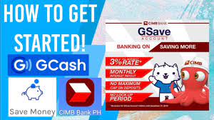 Payroll monthly saving account interest rate is 2% for monthly balance exceeding egp 5,000. Cimb Bank Ph App Gcash Save Money Myra Mica Youtube