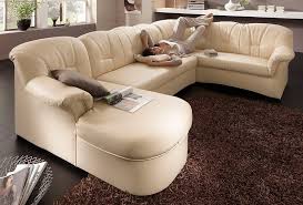 Sie weiß in trendiger optik zu begeistern und ist mit attraktiven holzfüßen versehen. Domo Collection Ecksofa In Grosser Farbvielfalt Wahlweise Mit Bettfunktion Online Kaufen Otto