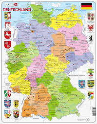 In „deutschland arbeitet rammstein die geschichte deutschlands auf und zeigt eine innerliche zerrissenheit, indem sie einerseits eine zuneigung, aber andererseits auch eine… Map Of Germany Deutschland Frame Board Jigsaw Puzzle 29cm X 37cm Lrs A11 De