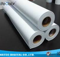 Eco Solvent Matte PP Synthetic Paper , Solvent based Polypropylene Paper  for Outdoor Display