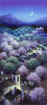 Cuadros De Luis Romero Luis Romero Naive Art Colorful Landscape Landscape