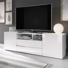 Le meuble est fixé directeme meuble à chaussures avec miroirs possède quatre tiroirs inclinés qui peuvent conforama meuble chaussure laque blanc. Meuble Tv Meuble De Salon Bros 140 Cm Blanc Mat Blanc Brillant Sans Led Vente De Meuble Tv Conforama