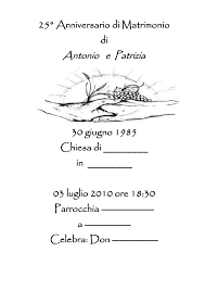 Lettera di ringraziamento ai genitori 25 anniversario di matrimonio. 25 Anniversario Nozze