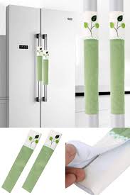 Refrigerator Doorknob Cover Practical Double Door Fridge Gloves Protector Home Kitchen Tools Double Door Fridge Cheap Doors Door Handles