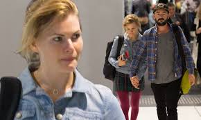 Bonnie Sveen opts for a quirky low key jacket and skirt combination after  the Logies