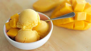 Epic Mango Ice Cream In A Blender Recipe Video Tutorial Recipe Mango Ice Cream Recipe Mango Ice Cream Ice Cream Recipes