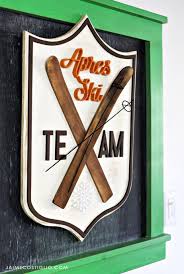Decorate your cabin with these unique ski and snow related. Diy Apres Ski Theme Party Decor Jaime Costiglio