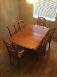 Compare prices & save money on living room furniture. Solid Oak Dining Table Chairs And Buffet Hutch Classifieds For Jobs Rentals Cars Furniture And Free Stuff