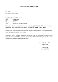 Contoh Surat Pengunduran Diri Untuk Alfamart Contoh Surat