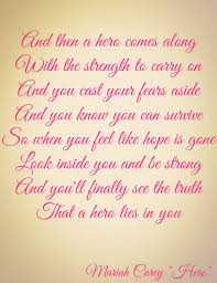 It S The First Day Of The Rest Of Your Life Lyrics Mariah Carey Hero Lyrics Mariah Carey Quotes Mariah Carey Lyrics Mariah Carey Songs