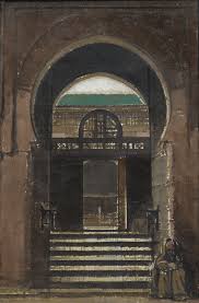 Bernard Boutet De Monvel 1881 1949 La Porte De Bouanania Fes Huile Sur Toile 73 X